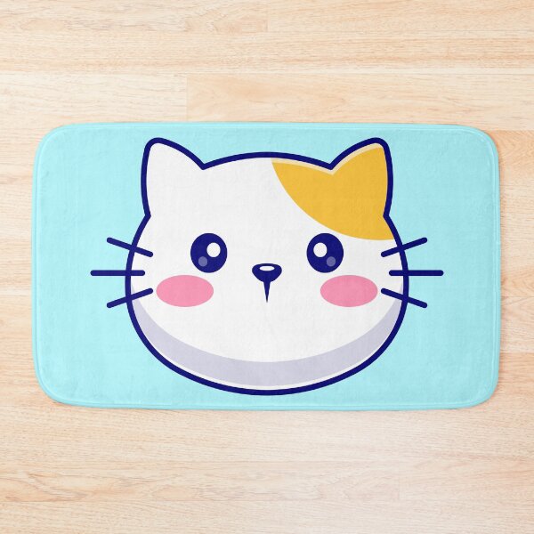 Item preview, "Adorable Cat Face Logo: Cartoon Vector Icon Illustration designed and sold by hjian8219.