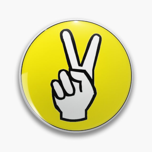 Item preview, Peace hand sign, victory sign - Pocket logo designed and sold by Dang-Hippie.
