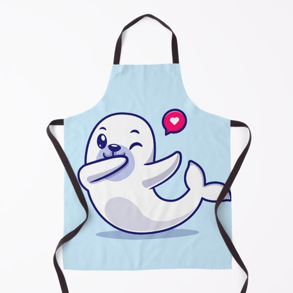 Item preview, Dabbing Delight: Cute Seals Dabbing Cartoon Vector Icon Illustration designed and sold by hjian8219.