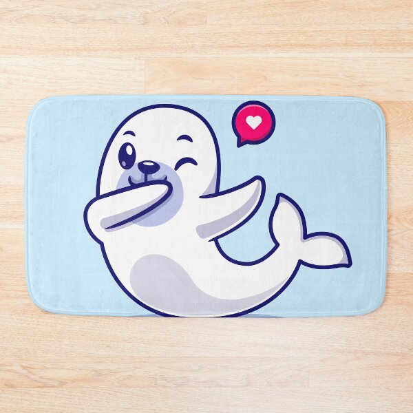 Item preview, Dabbing Delight: Cute Seals Dabbing Cartoon Vector Icon Illustration designed and sold by hjian8219.
