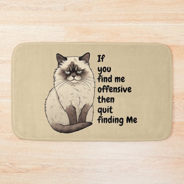 Item preview, Sarcastic Cat, Witty Snarky Quote designed and sold by MELOYADINA.