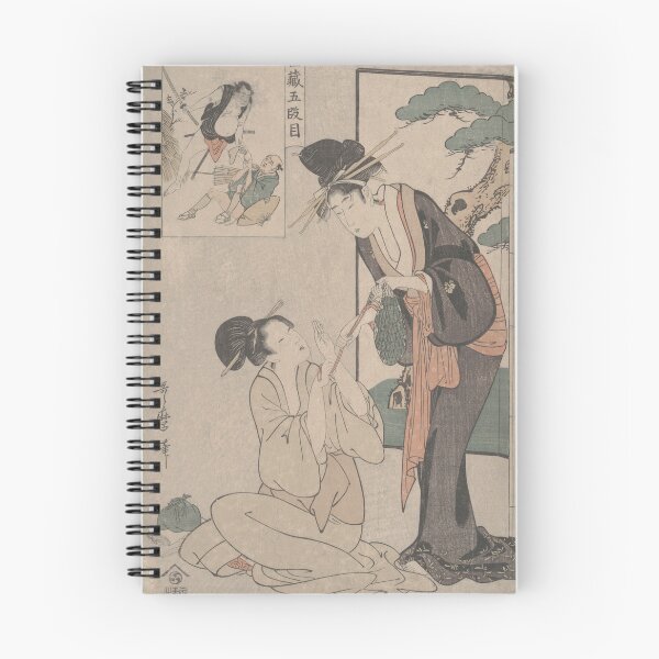 Item preview, A Woman Snatching a Bag of Sweetmeats from Her Mother by Utamaro Kitagawa Ukiyoe Art Edo Period designed and sold by My Artprintz.