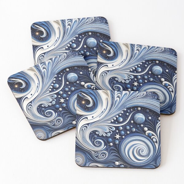 Item preview, Abstract Space, Planets, Nebulas, Galaxies designed and sold by BirdsnStuff.