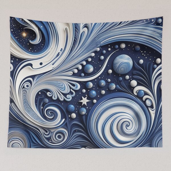 Item preview, Abstract Space, Planets, Nebulas, Galaxies designed and sold by BirdsnStuff.
