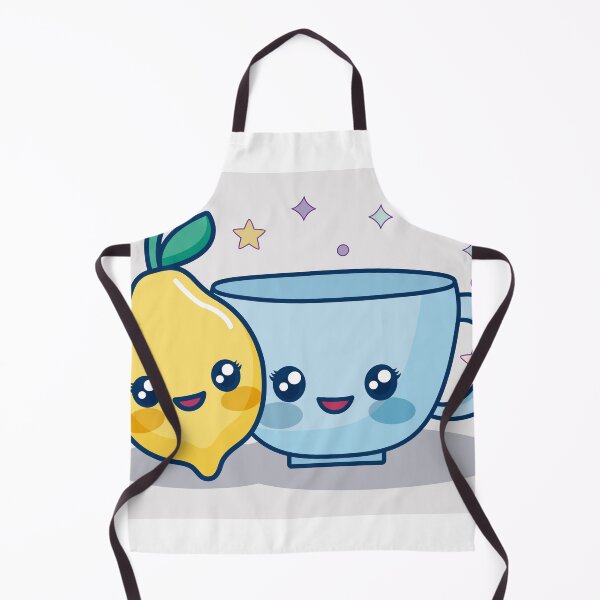 Item preview, Kawaii Lemon and Teacup: Adorable Food Illustration designed and sold by hjian8219.