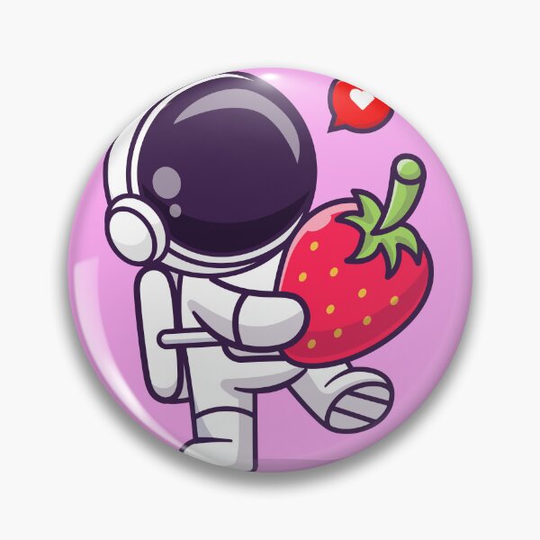 Item preview, Astronaut's Cosmic Harvest: Cute Cartoon Vector Icon Illustration designed and sold by hjian8219.