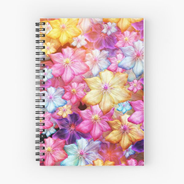 Item preview, Magical clematis pattern designed and sold by Dusanka Djeric.