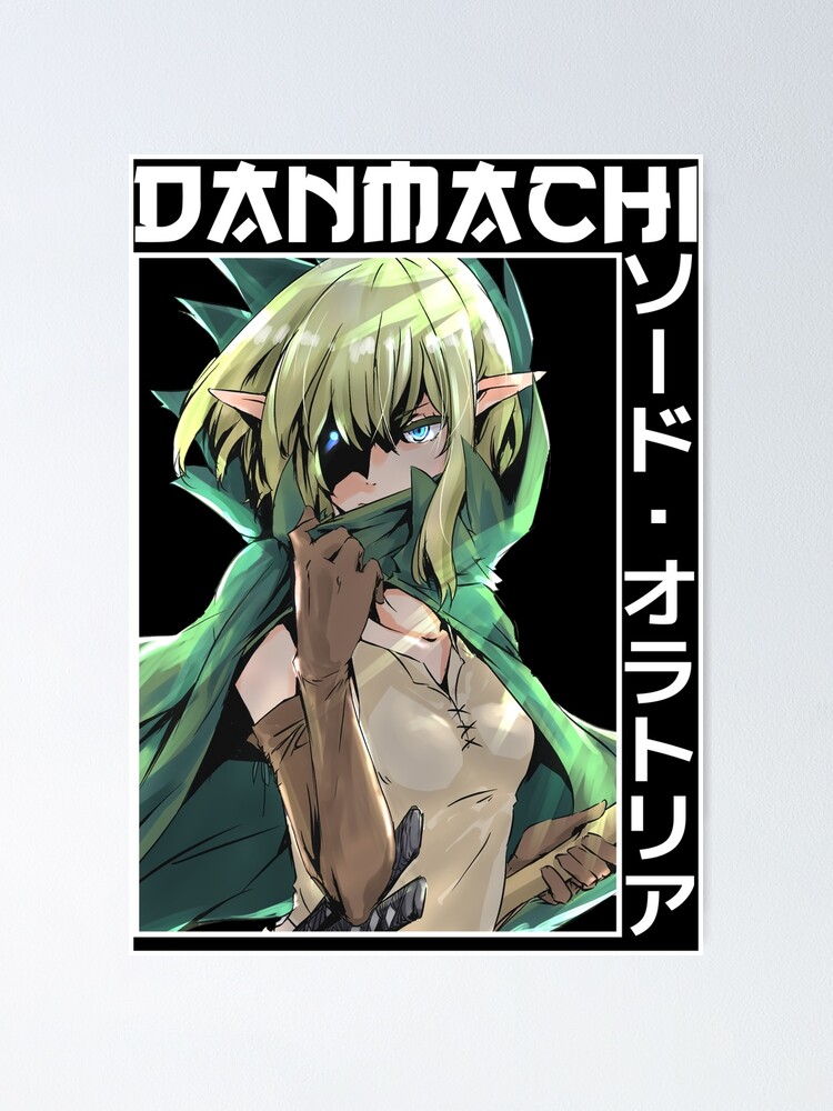 Ryuu Lion DanMachi Anime Girl Waifu Fanart Poster for Sale by