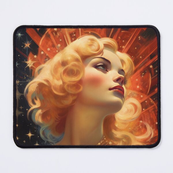 Item preview, Retro Space Beauty designed and sold by funpaperco.