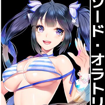 Hestia DanMachi Anime Girl Waifu Sticker for Sale by Spacefoxart