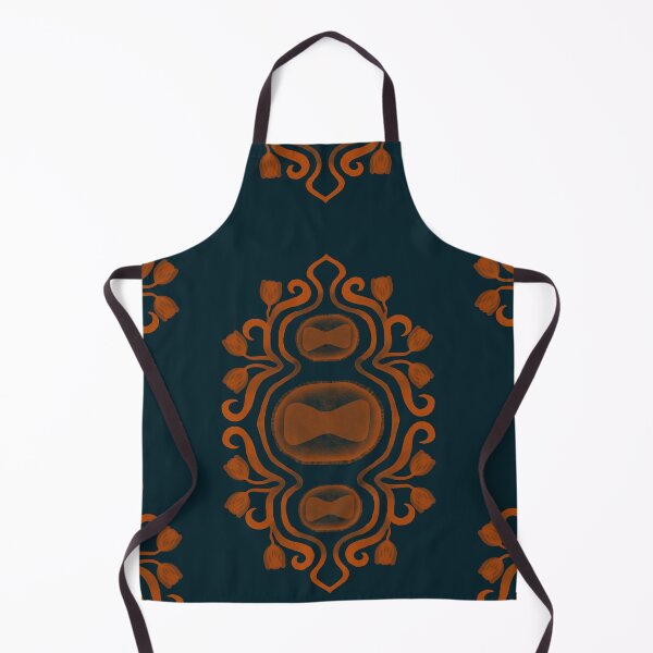 Item preview, Victorian Monkey Pox (orange & teal) designed and sold by PaganArtisan.