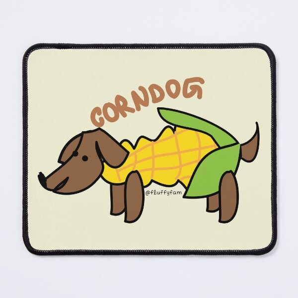 Item preview, Corndog cute funny pun designed and sold by fluffyfamcraft.