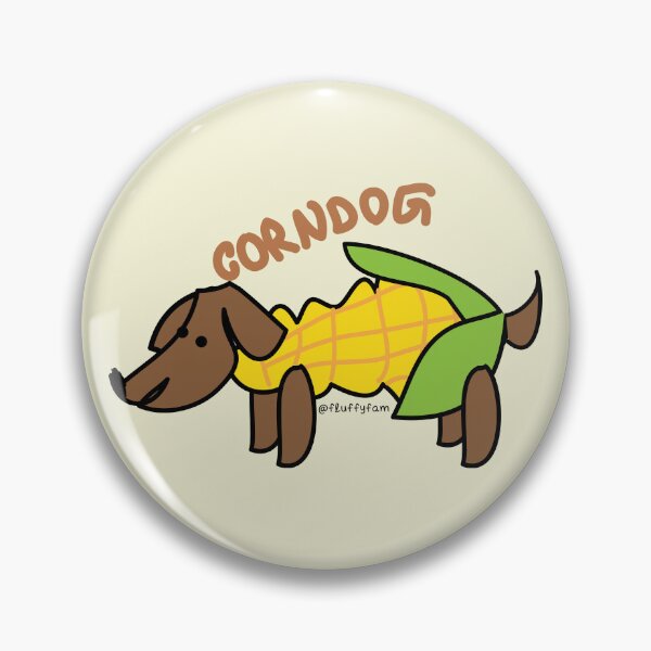 Item preview, Corndog cute funny pun designed and sold by fluffyfamcraft.