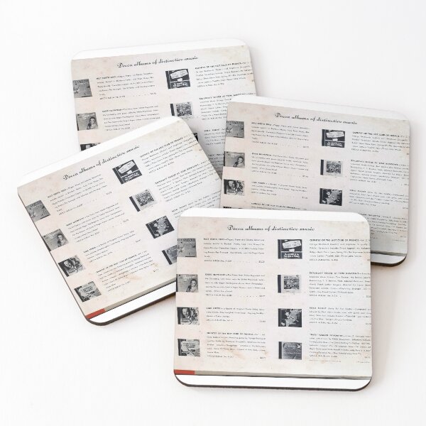 Item preview, 1940's  78 RPM ALBUM inner Folder ads, Hot Club, Django designed and sold by Vintaged.
