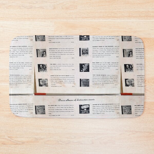 Item preview, 1940's  78 RPM ALBUM inner Folder ads, Hot Club, Django designed and sold by Vintaged.