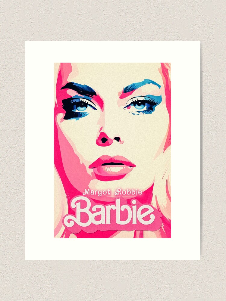 Barbie Movie Profile Fan Pop Art - Barbie - Tapestry