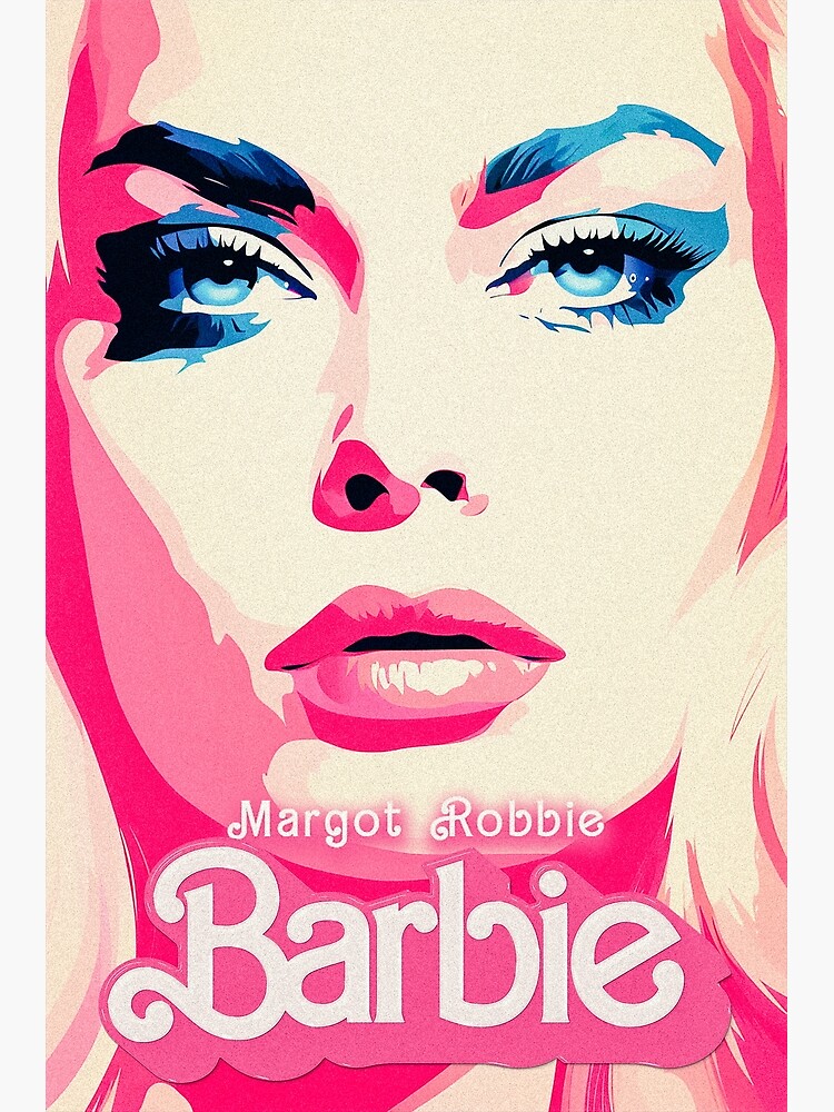 Barbie Movie Profile Fan Pop Art - Barbie - Tapestry