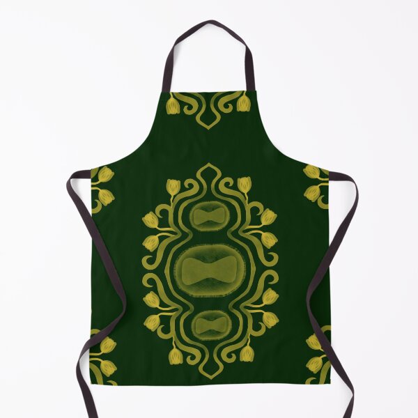 Item preview, Victorian Monkey Pox (yellow & green) designed and sold by PaganArtisan.