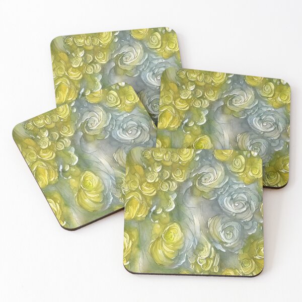 Item preview, Yellow Swirls designed and sold by Poetic Patterns Studio.