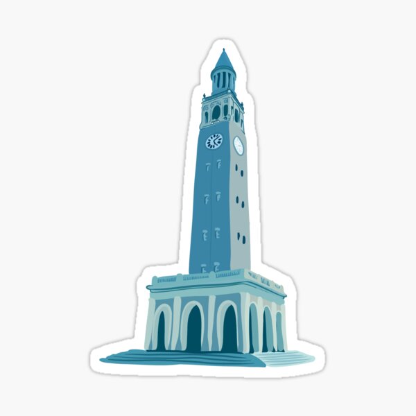 Item preview, UNC Tar Heels Chapel Hill - Bell Tower designed and sold by emmkdesigns.