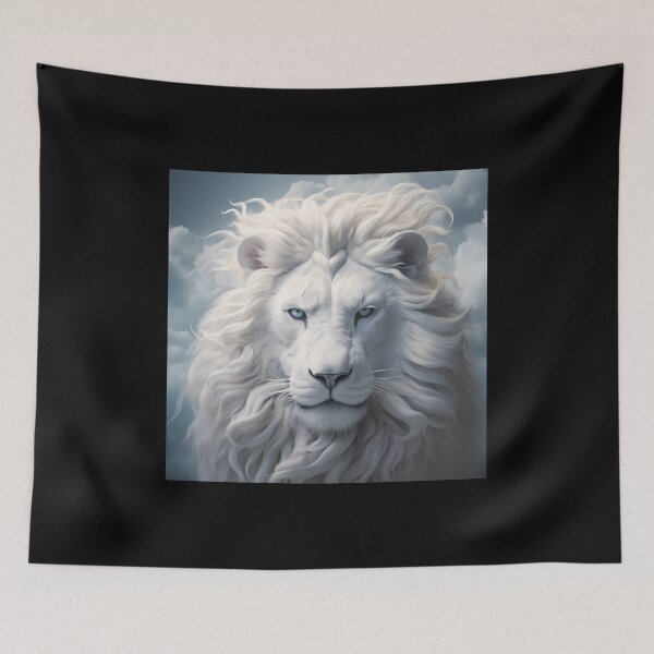 Item preview, white lion Tees designed and sold by Abelfashion.