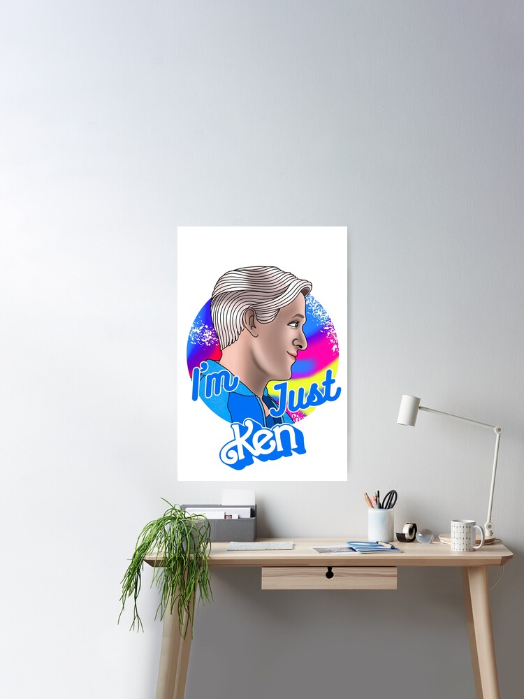 I'm just Ken Sticker for Sale by partyfarty