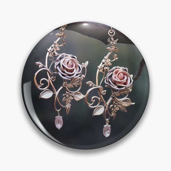 Item preview, Elegancia en luz suave: pendientes de rosa designed and sold by DeenaDee.