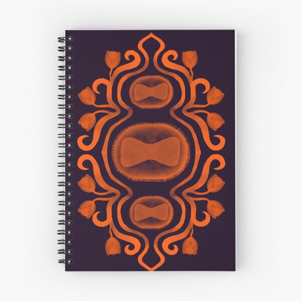 Item preview, Victorian Monkey Pox (orange & purple) designed and sold by PaganArtisan.