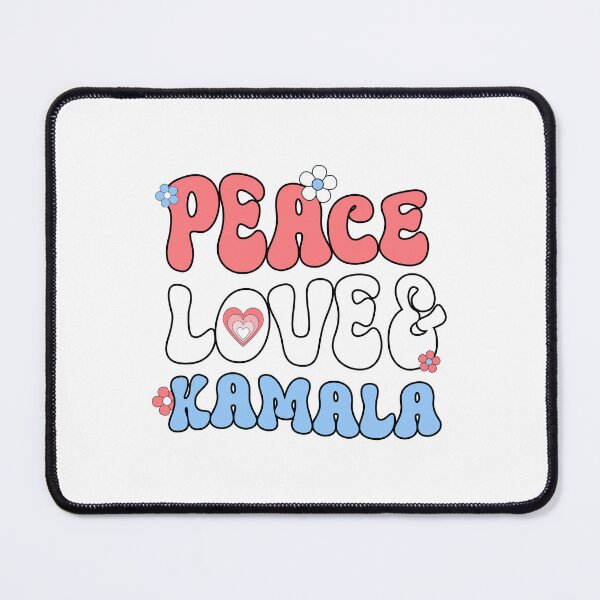 Item preview, Peace Love and Kamala designed and sold by partyfarty.
