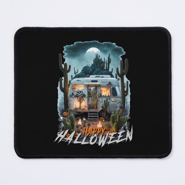 Item preview, Happy Halloween Camper in Desert designed and sold by Barbaventuras.