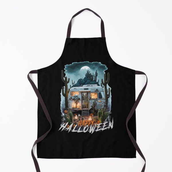 Item preview, Happy Halloween Camper in Desert designed and sold by Barbaventuras.