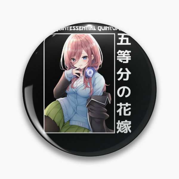 The Quintessential Quintuplets Anime Brooches for Packback 5-toubun No  Hanayome Badge Ichika Nino Miku Yotsuba