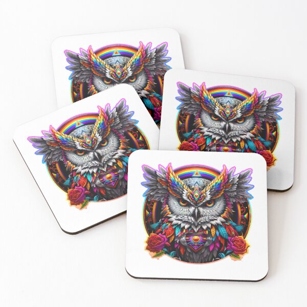Item preview, Rainbow Owl designed and sold by tankuss.