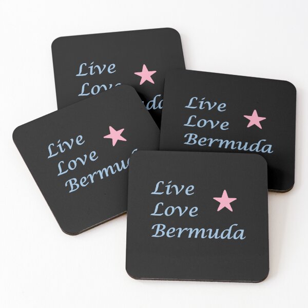 Item preview, Live Love Bermuda Pink Beach Starfish Dark Color designed and sold by TinyStarAmerica.