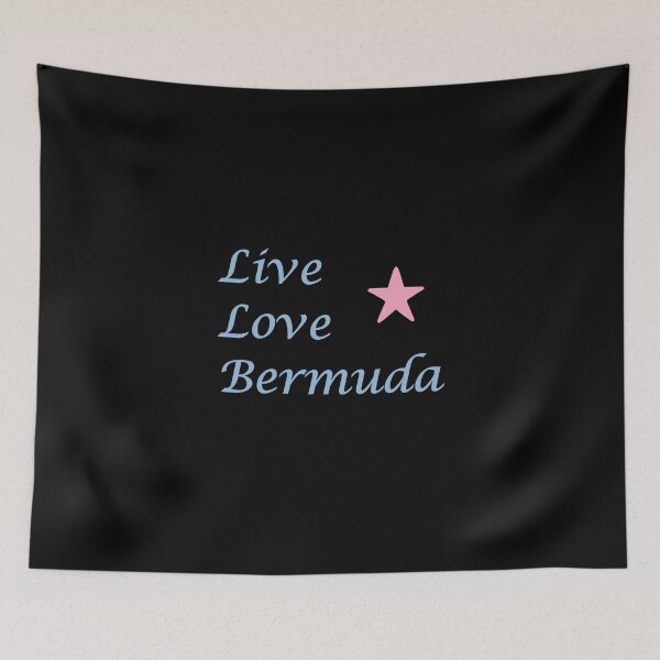 Item preview, Live Love Bermuda Pink Beach Starfish Dark Color designed and sold by TinyStarAmerica.