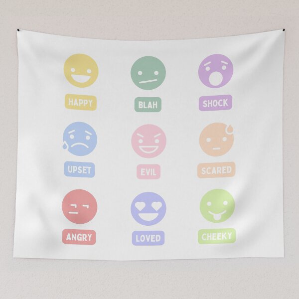 Item preview, feel your feels ~ emotions chart designed and sold by zozomaxine.