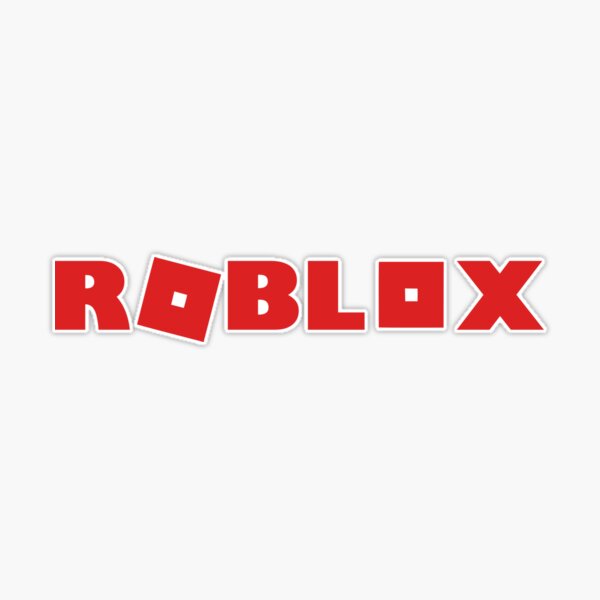 Red Roblox Logo Sticker for Sale by NineSvn