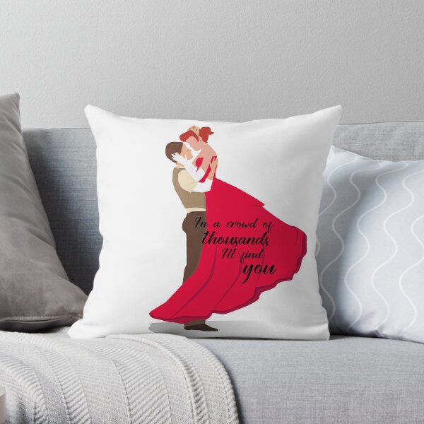 Crowd of Thousands Throw Pillow