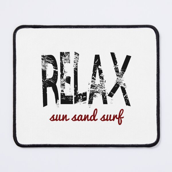 Item preview, Relax Sun Sand Surf (red) designed and sold by raineOn.