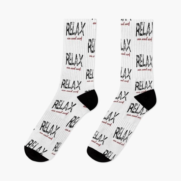 Item preview, Relax Sun Sand Surf (red) designed and sold by raineOn.