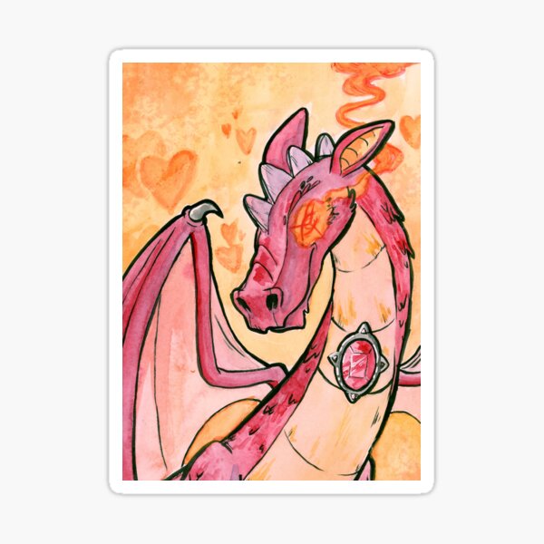 Item preview, Keiko the Dragon with background designed and sold by miniplural.