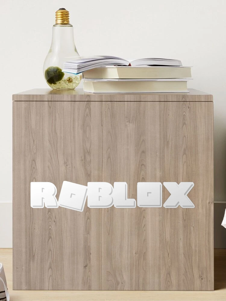 White Roblox Logo Sticker for Sale by NineSvn