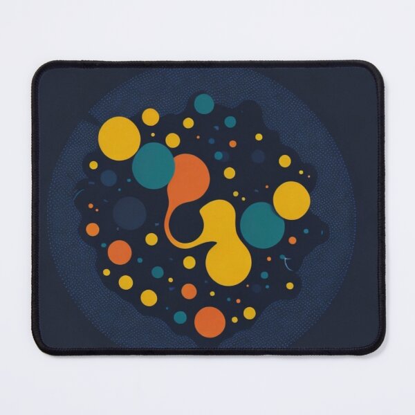 Item preview, Harmonious Abstraction: Dot-Infused Illustration on a Flat Background designed and sold by FemmeFlair.