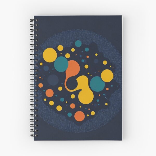 Item preview, Harmonious Abstraction: Dot-Infused Illustration on a Flat Background designed and sold by FemmeFlair.