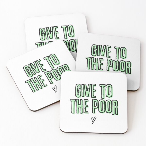 Item preview, Give to the Poor designed and sold by RareDelights.