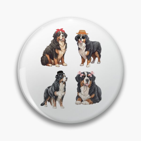 Item preview, Cute Bernese Mountain Dogs Wearing Accessories designed and sold by TheAnimalZ00.
