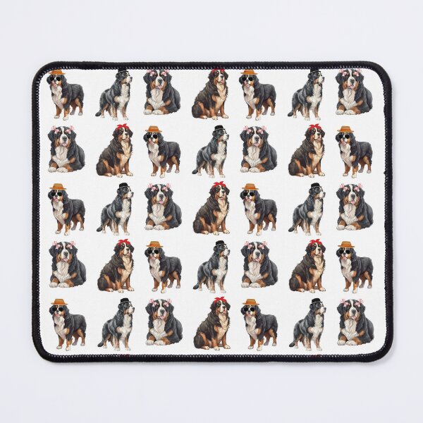 Item preview, Cute Bernese Mountain Dogs Wearing Accessories designed and sold by TheAnimalZ00.