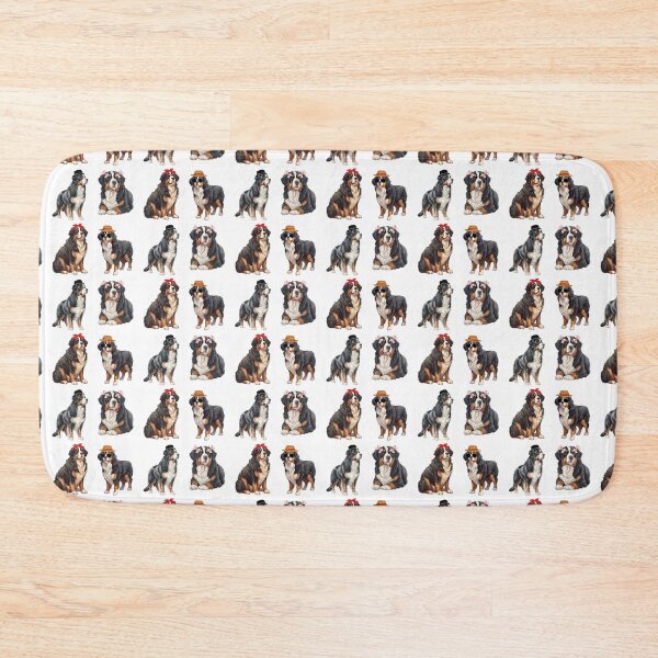 Item preview, Cute Bernese Mountain Dogs Wearing Accessories designed and sold by TheAnimalZ00.