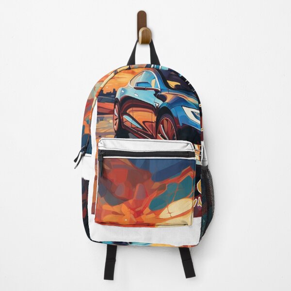 Item preview, Tesla Art, Modern Car Art, 004 designed and sold by abundancevibes.