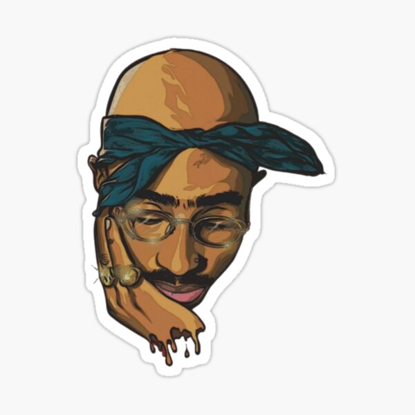 Aperçu de l'œuvre 2Pac : Art des légendes emblématiques créée et vendue par Midnight Creations.